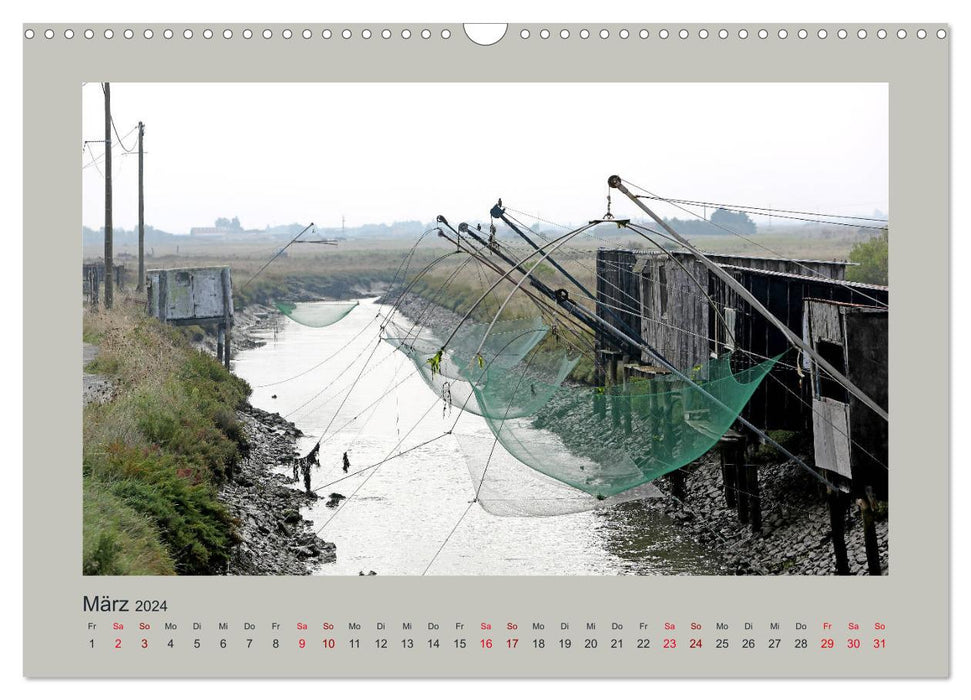 Holiday trip through France (CALVENDO wall calendar 2024) 