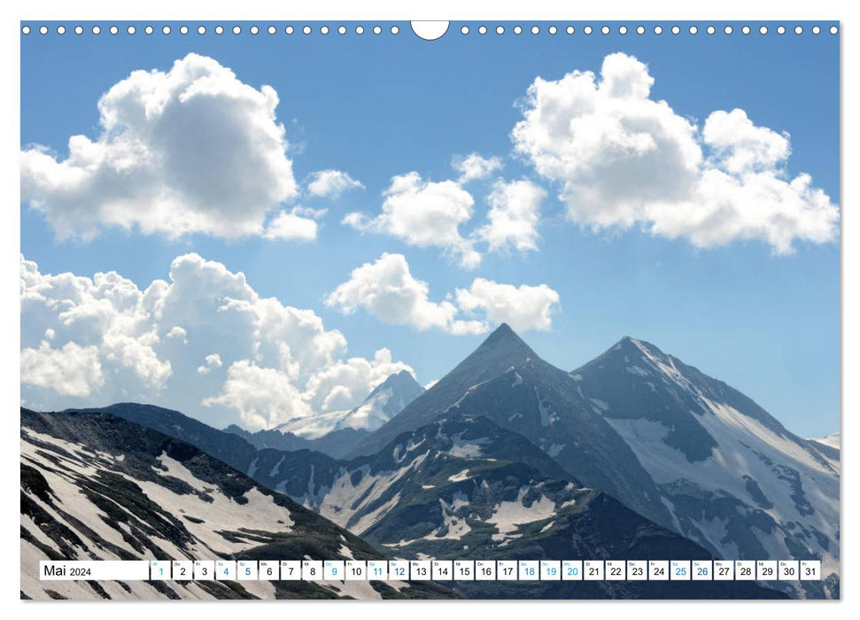 La fascination du Großglockner - vues sur la haute route alpine du Großglockner (calendrier mural CALVENDO 2024) 