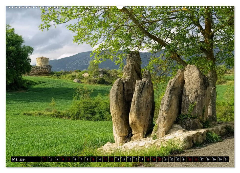 Dolmens and menhirs - megalithic culture in Europe (CALVENDO Premium Wall Calendar 2024) 