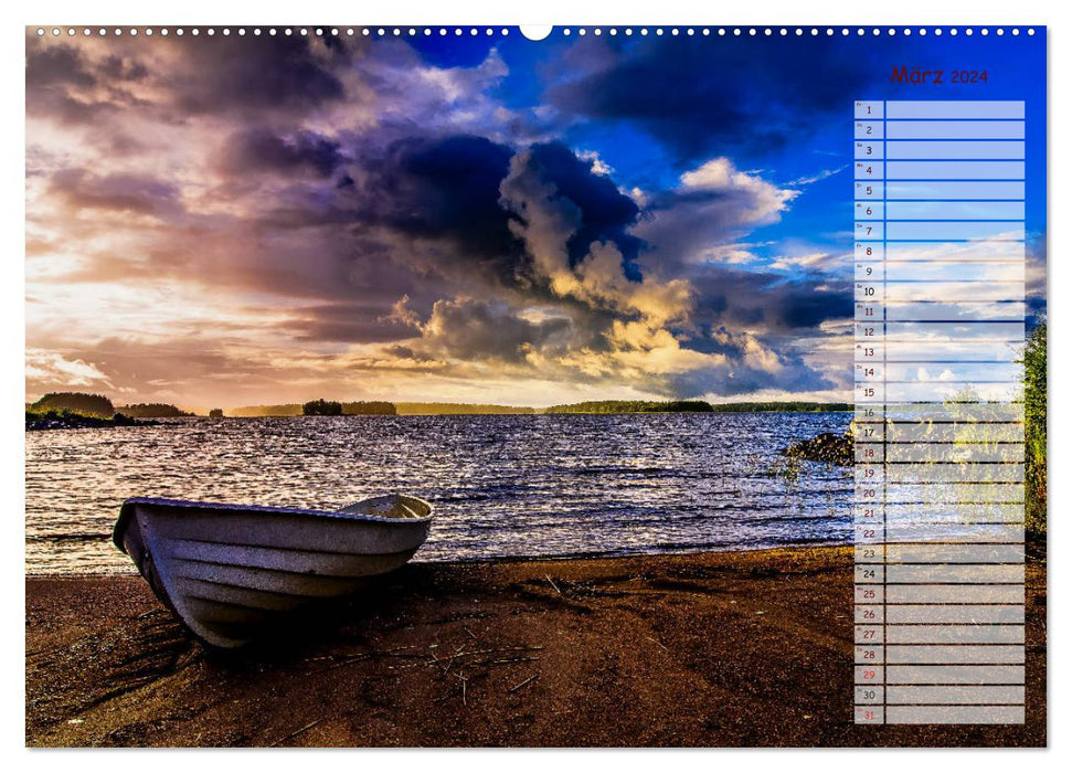 Finland's rough beauty (CALVENDO wall calendar 2024) 