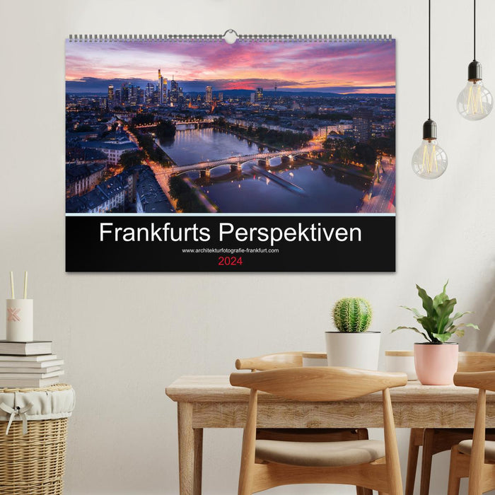 Frankfurts Perspektiven (CALVENDO Wandkalender 2024)
