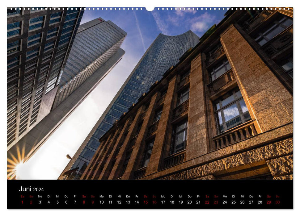 Frankfurt's perspectives (CALVENDO wall calendar 2024) 