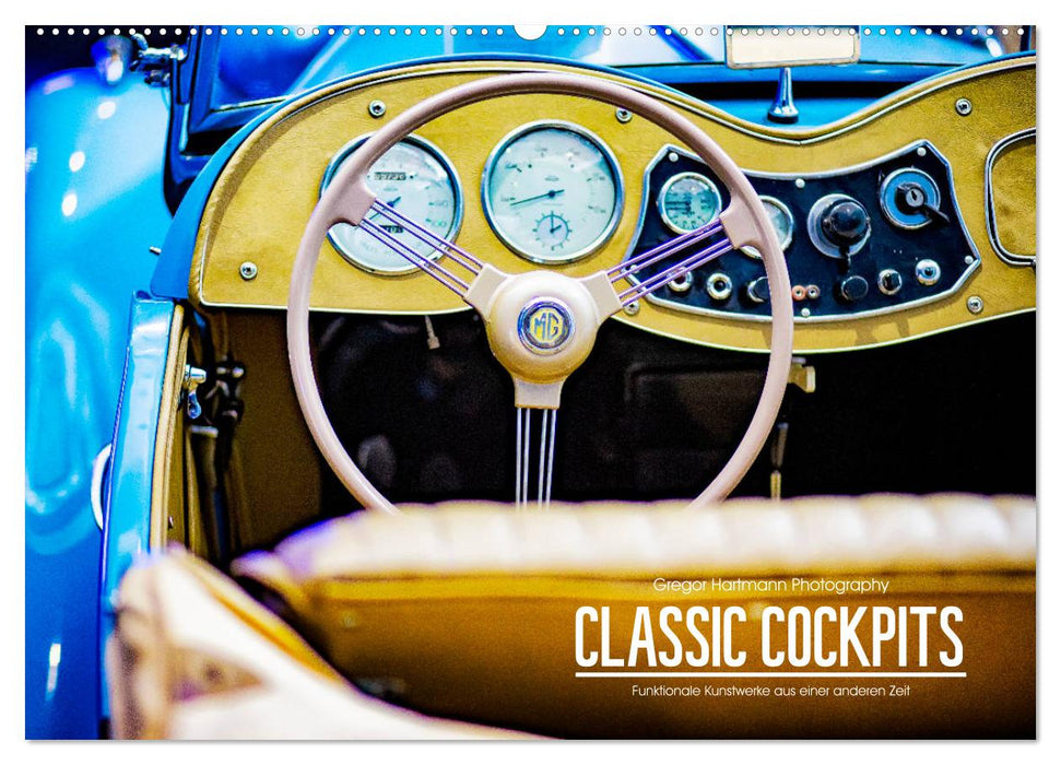 CLASSIC COCKPITS - Functional works of art from another time (CALVENDO wall calendar 2024) 