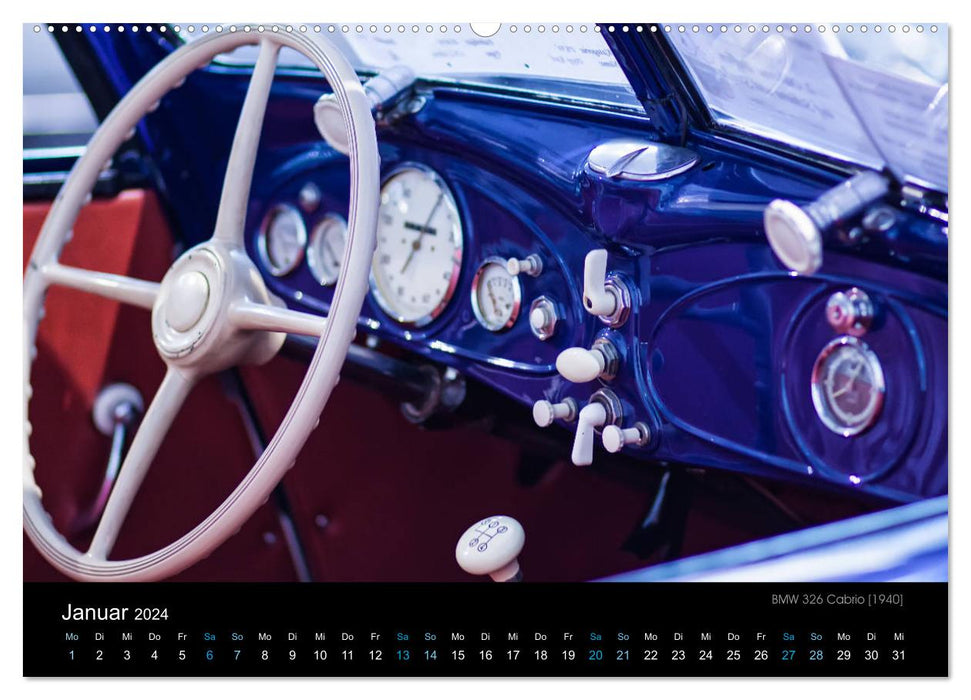 CLASSIC COCKPITS - Functional works of art from another time (CALVENDO wall calendar 2024) 