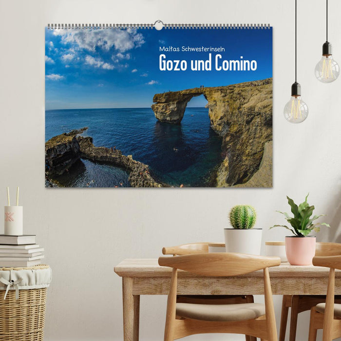 Îles sœurs de Malte, Gozo et Comino (calendrier mural CALVENDO 2024) 