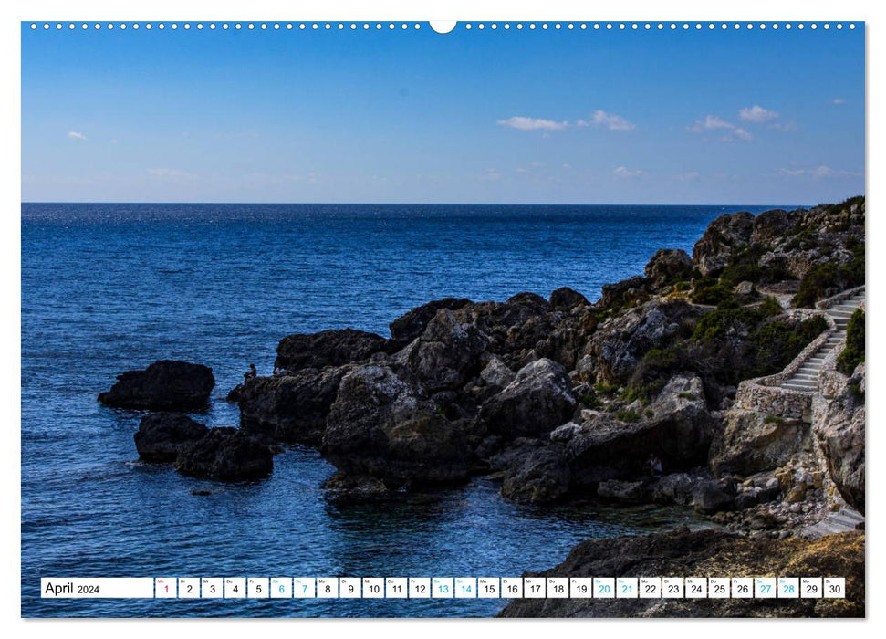 Malta's sister islands Gozo and Comino (CALVENDO wall calendar 2024) 