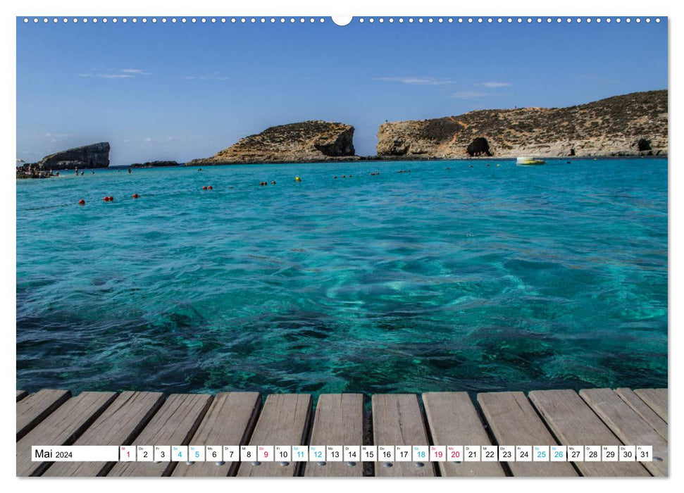 Maltas Schwesterinseln Gozo und Comino (CALVENDO Wandkalender 2024)