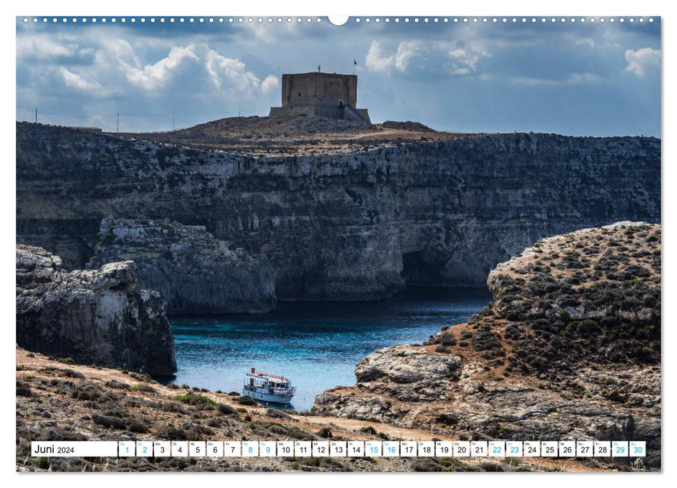 Malta's sister islands Gozo and Comino (CALVENDO wall calendar 2024) 
