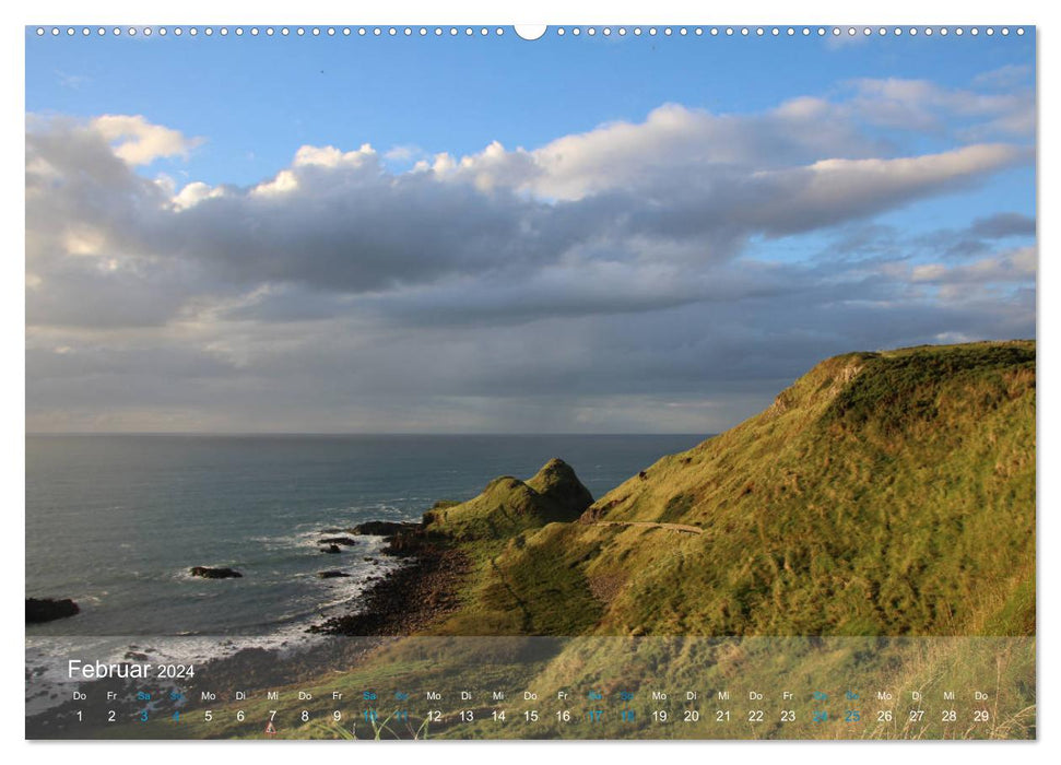 ENCHANTANT L'IRLANDE DU NORD (Calvendo Premium Wall Calendar 2024) 