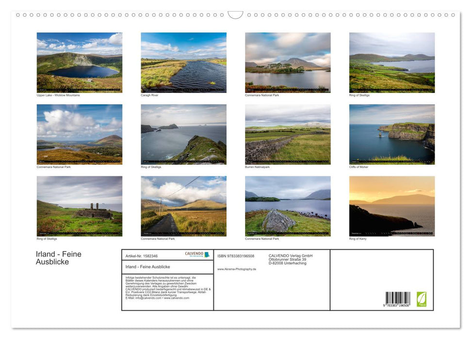 Ireland - Fine views (CALVENDO wall calendar 2024) 