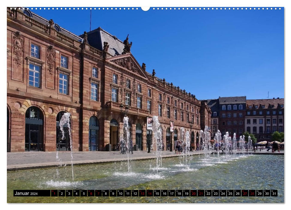 Straßburg - Im Herzen Europas (CALVENDO Wandkalender 2024)