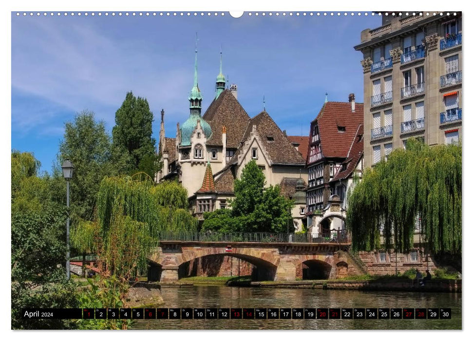 Straßburg - Im Herzen Europas (CALVENDO Wandkalender 2024)
