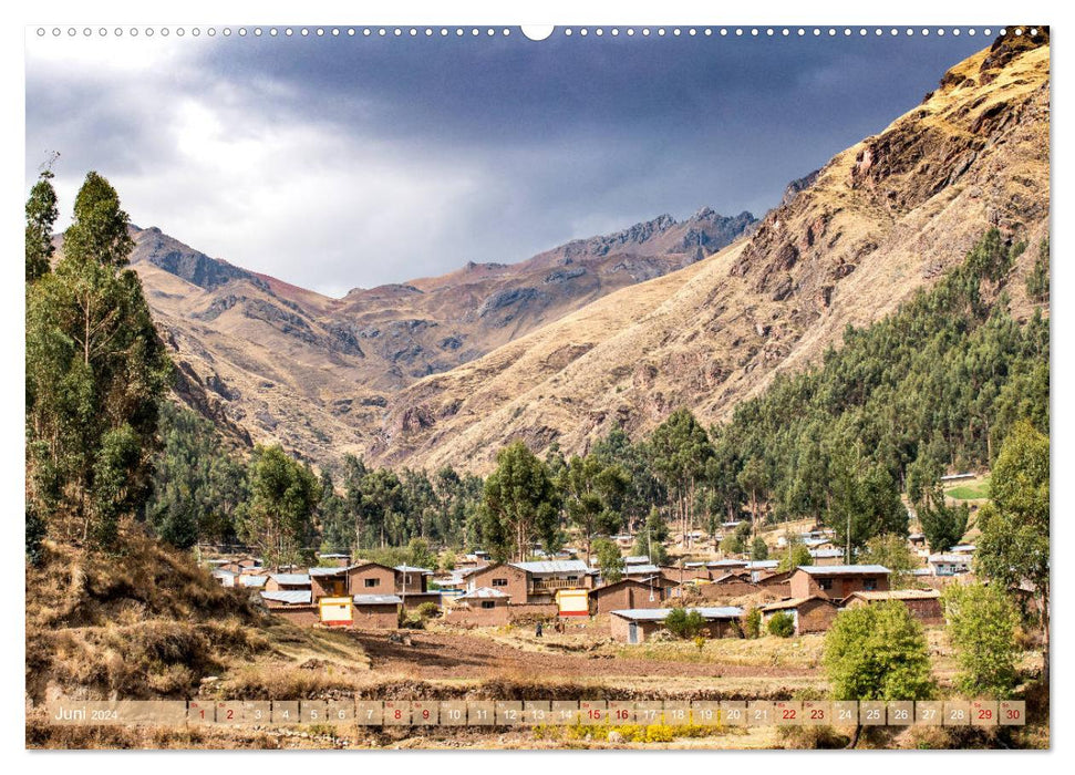 In den Anden von Peru - Fazinierende Bergwelt (CALVENDO Wandkalender 2024)