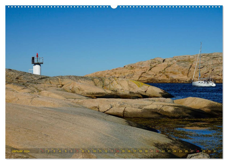 Western Sweden - flair of a coast in light and colors (CALVENDO Premium Wall Calendar 2024) 