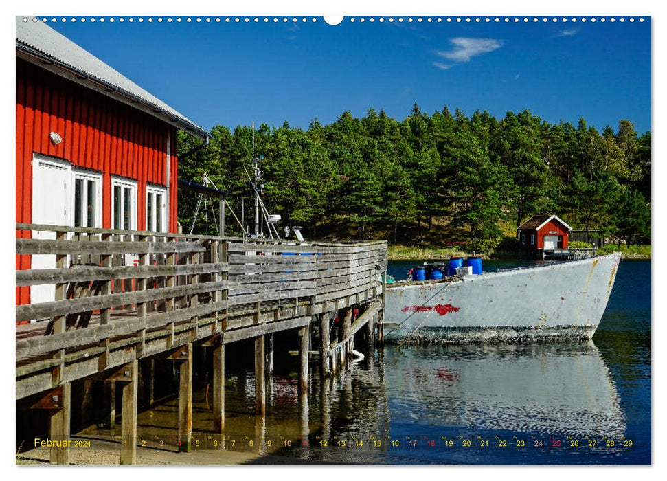 Western Sweden - flair of a coast in light and colors (CALVENDO Premium Wall Calendar 2024) 