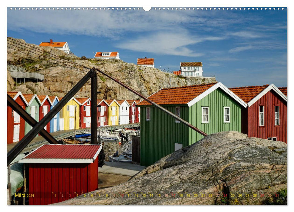 Western Sweden - flair of a coast in light and colors (CALVENDO Premium Wall Calendar 2024) 