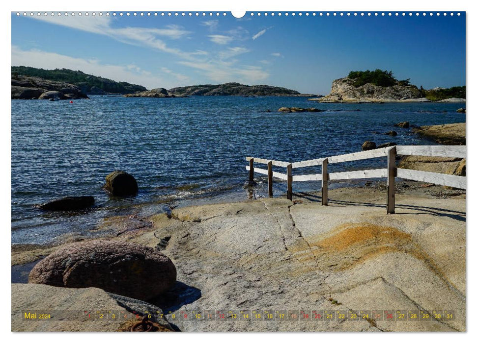 Western Sweden - flair of a coast in light and colors (CALVENDO Premium Wall Calendar 2024) 