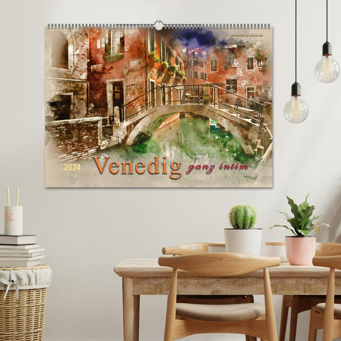 Venise - très intime (calendrier mural CALVENDO 2024) 