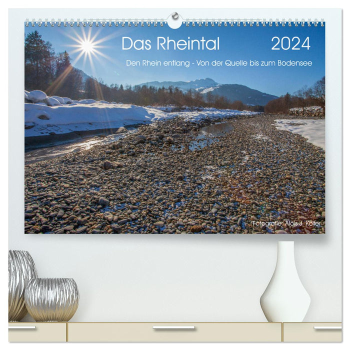 La vallée du Rhin 2024 (Calvendo Premium Calendrier mural 2024) 