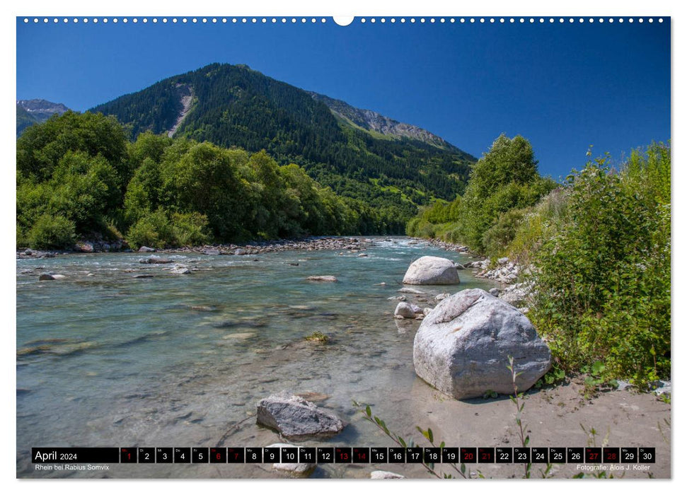 La vallée du Rhin 2024 (Calvendo Premium Calendrier mural 2024) 