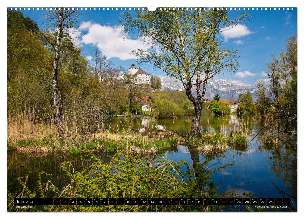 La vallée du Rhin 2024 (Calvendo Premium Calendrier mural 2024) 