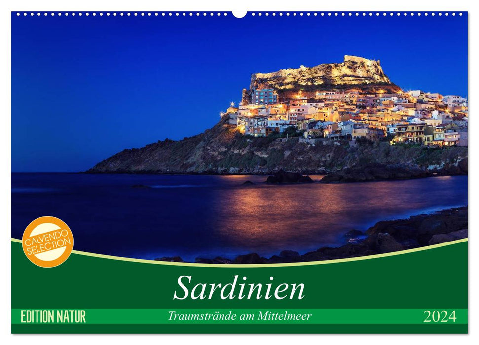 Sardinia - dream beaches on the Mediterranean (CALVENDO wall calendar 2024) 