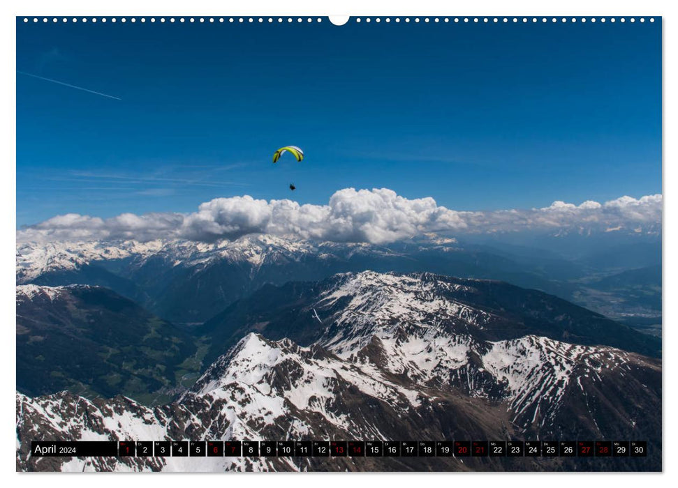 Paragliding - unvergessliche Momente erleben (CALVENDO Premium Wandkalender 2024)