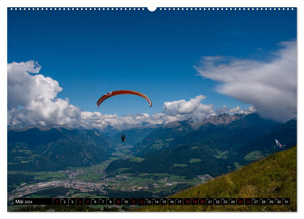Paragliding - unvergessliche Momente erleben (CALVENDO Premium Wandkalender 2024)