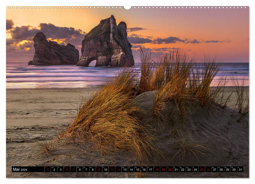 Trauminseln Neuseeland (CALVENDO Premium Wandkalender 2024)