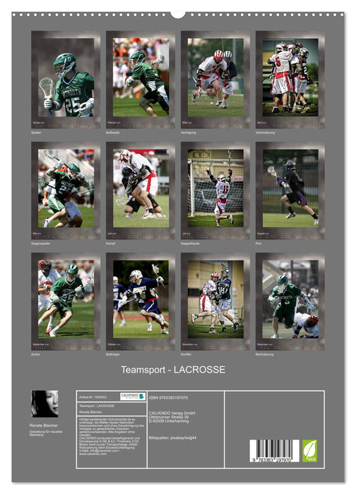 Teamsport - LACROSSE (CALVENDO Premium Wandkalender 2024)