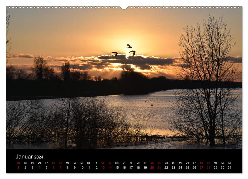 Niederrheinischer Himmel (CALVENDO Premium Wandkalender 2024)