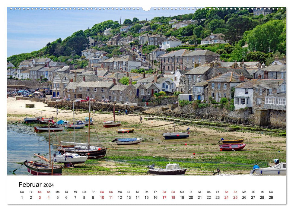 Cornwall und Wales (CALVENDO Premium Wandkalender 2024)