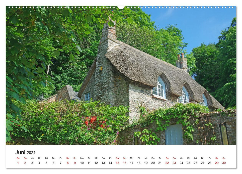 Cornwall und Wales (CALVENDO Premium Wandkalender 2024)