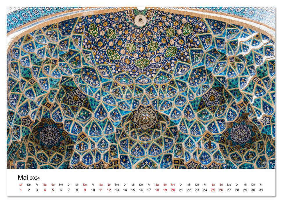 Ornamente in der persischen Architektur (CALVENDO Premium Wandkalender 2024)