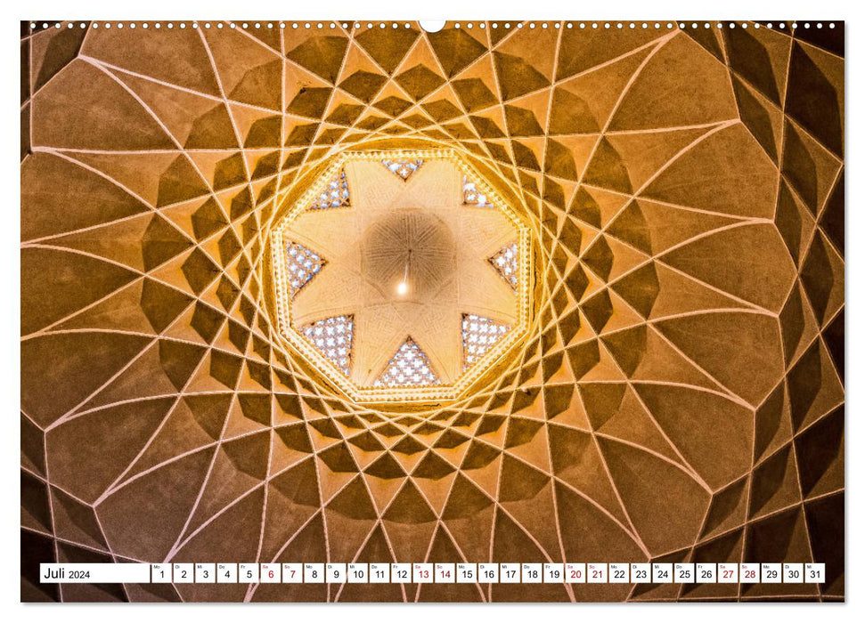 Städte des Irans - Yazd (CALVENDO Premium Wandkalender 2024)