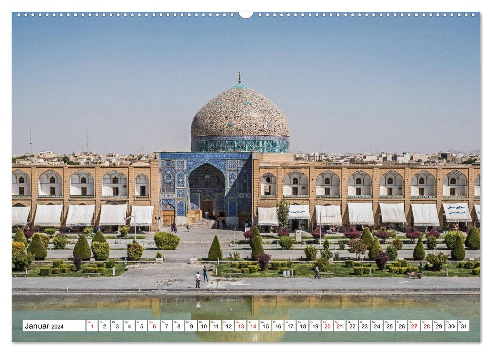 Städte des Irans - Isfahan (CALVENDO Premium Wandkalender 2024)