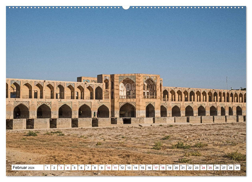 Städte des Irans - Isfahan (CALVENDO Premium Wandkalender 2024)