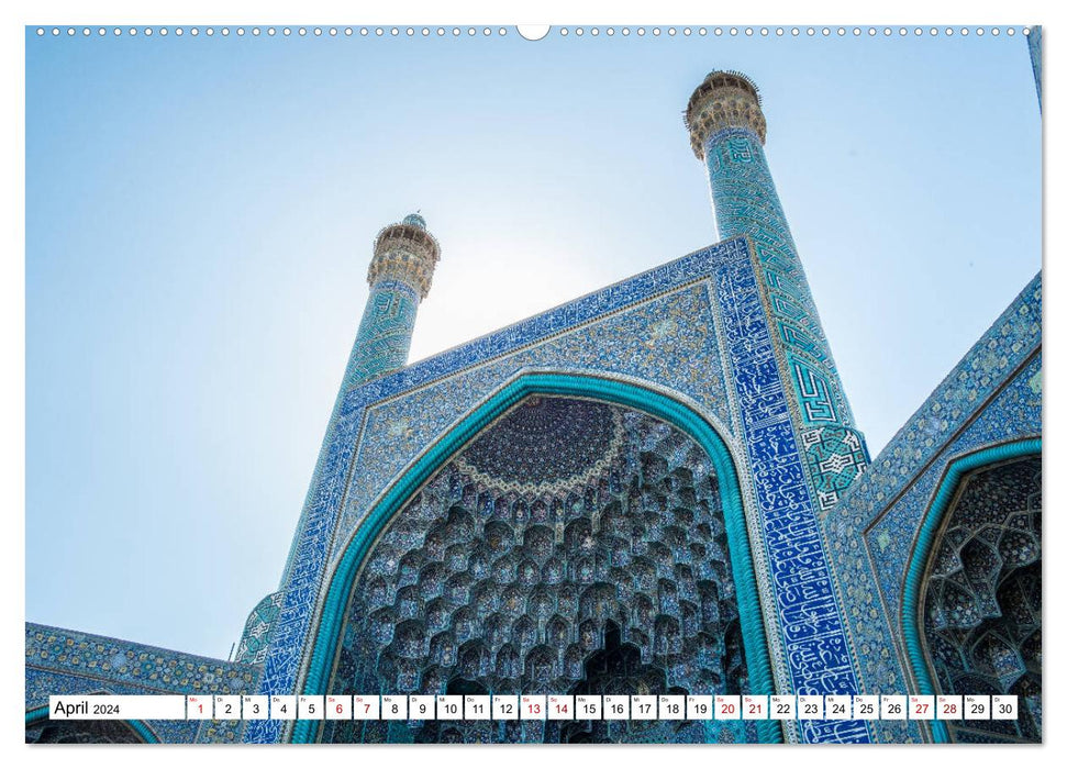 Städte des Irans - Isfahan (CALVENDO Premium Wandkalender 2024)