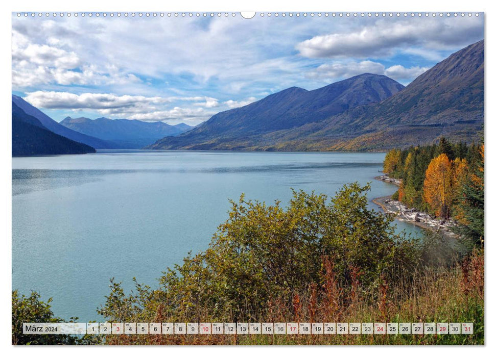 Alaska - der kurze Herbst (CALVENDO Premium Wandkalender 2024)