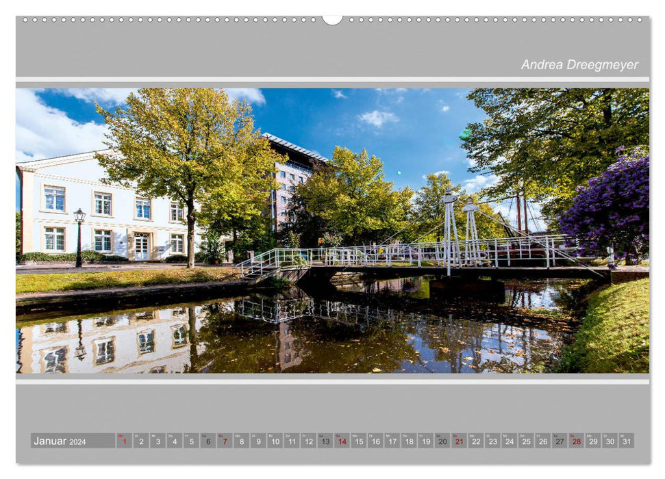 Papenburg-Panorama (CALVENDO Premium Wandkalender 2024)