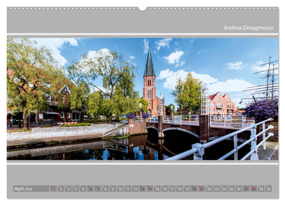 Papenburg-Panorama (CALVENDO Premium Wandkalender 2024)