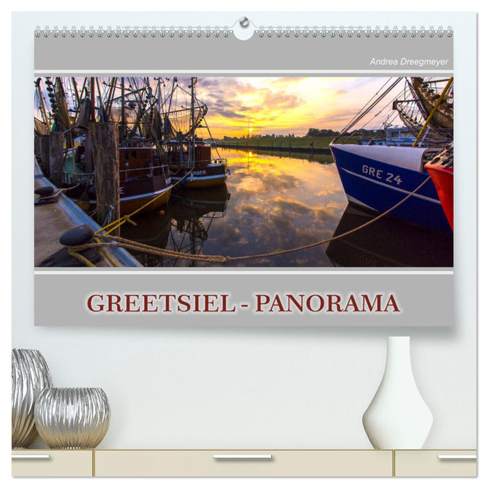 Greetsiel-Panorama (CALVENDO Premium Wandkalender 2024)