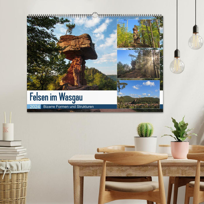 Felsen im Wasgau (CALVENDO Wandkalender 2024)