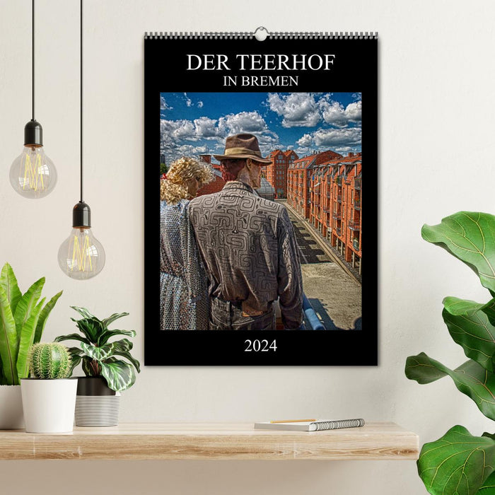Der Teerhof in Bremen (CALVENDO Wandkalender 2024)
