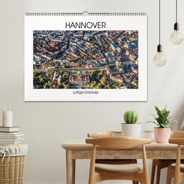 Hannover - Luftige Einblicke (CALVENDO Wandkalender 2024)