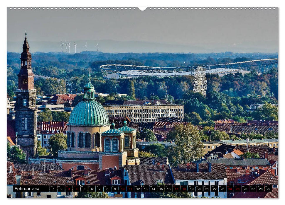 Hannover - Luftige Einblicke (CALVENDO Wandkalender 2024)