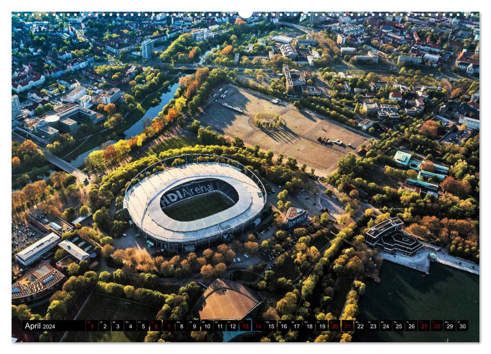 Hannover - Luftige Einblicke (CALVENDO Wandkalender 2024)