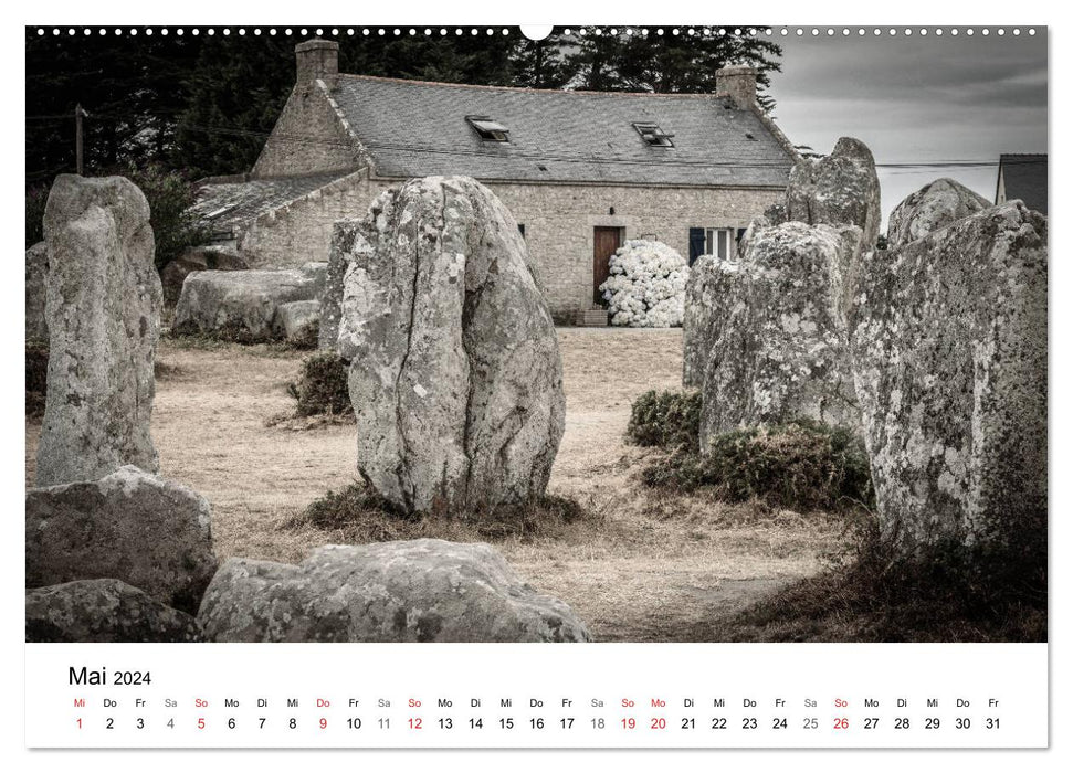 Foto-Momente Frankreich - Dolmen und Menhire (CALVENDO Premium Wandkalender 2024)