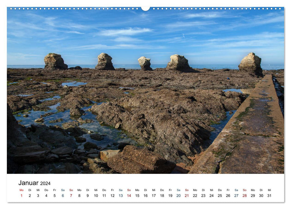 Vendée - Bilder von der Côte de Lumière (CALVENDO Premium Wandkalender 2024)