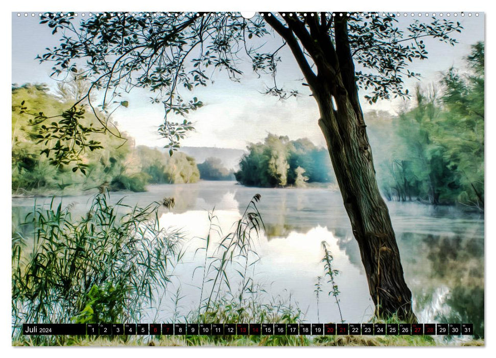 Malerisches Weserbergland - Beverungen (CALVENDO Premium Wandkalender 2024)